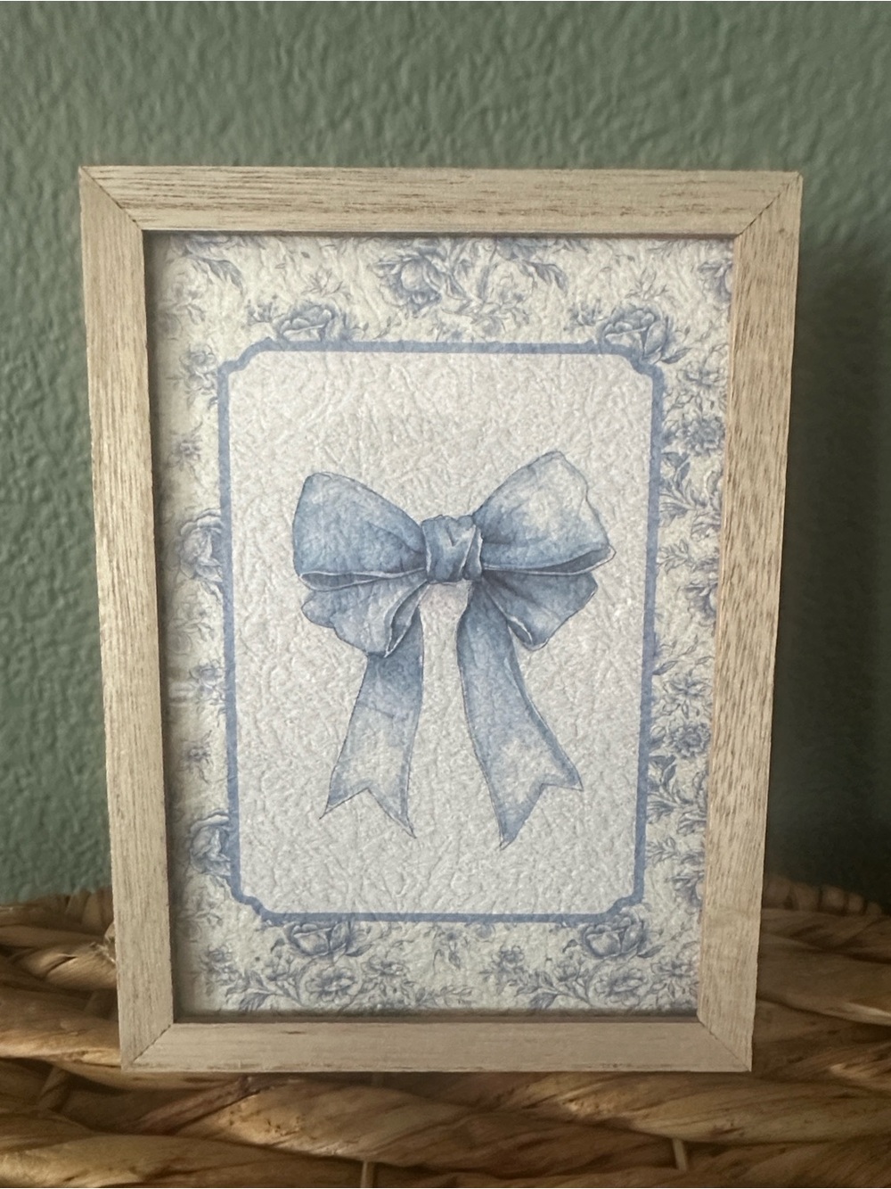 My Texas House Bow Framed Artwork